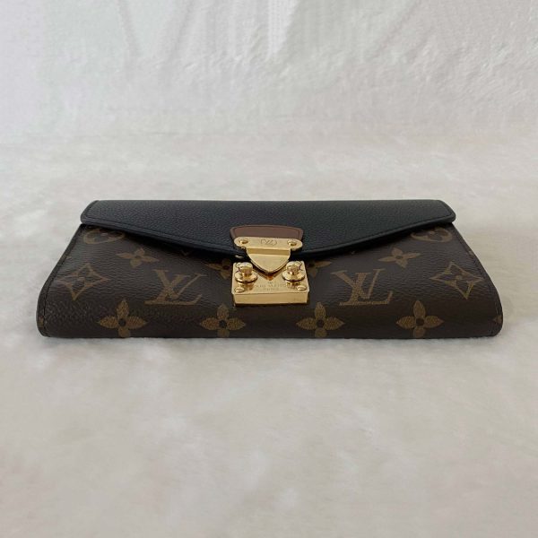 Louis Vuitton Monogram Noir Pallas Wallet For Sale