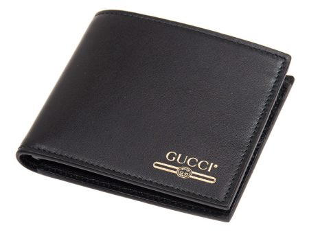 Gucci 547585 0YA0G 1000 Men s Black Calf-Skin Leather GG Print Wallets (GGMW2025) Online