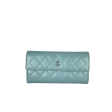 Wallet Patent Blue SHW Online Hot Sale