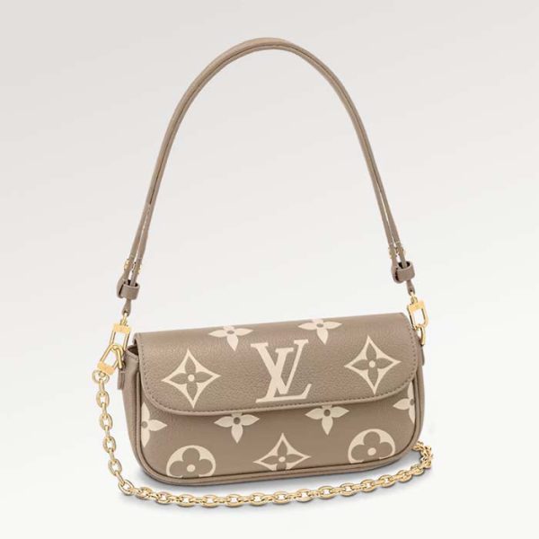 Louis Vuitton Women LV Wallet On Chain Ivy Monogram Empreinte Embossed Supple Grained Cowhide Leather Discount