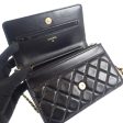 Chanel CC Quilted Chain Around Wallet On Chain  Leather Other AP0674 in Excellent condition Supply