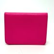 BALENCIAGA Folded wallet leather pink logo Ville unisex(Unisex) Discount