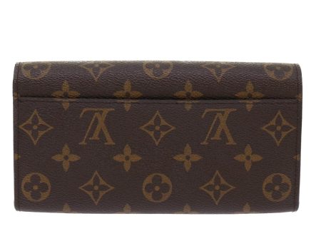 LOUIS VUITTON Monogram Portefeuille Sarah Long Wallet M60531 LV Auth 49959A Hot on Sale