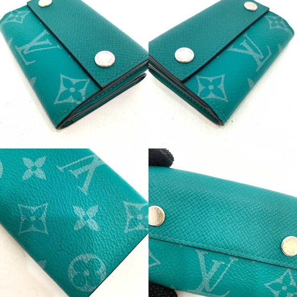 LOUIS VUITTON Wallet Discovery Green Trifold W Women s Men s Taigarama M67626 LOUISVUITTON Online