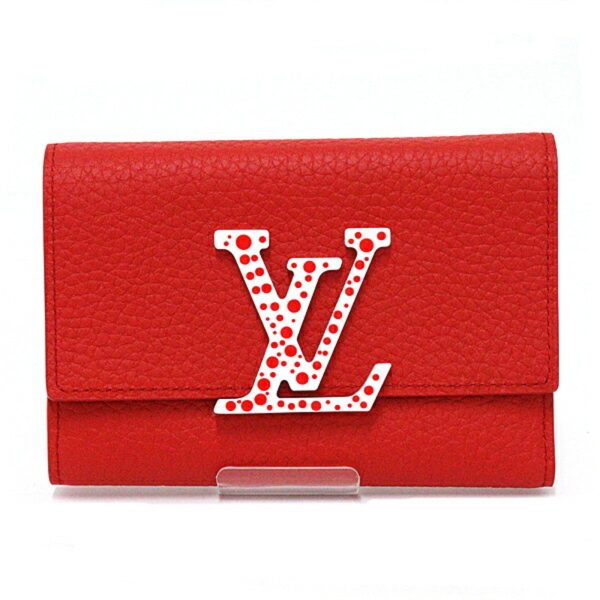 LOUIS VUITTON Portefeuil Capucines Maxi Trifold Wallet M82113 Rouge Fashion