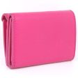 BALENCIAGA Tri-fold wallet 391446 leather pink Paper mini Women For Cheap