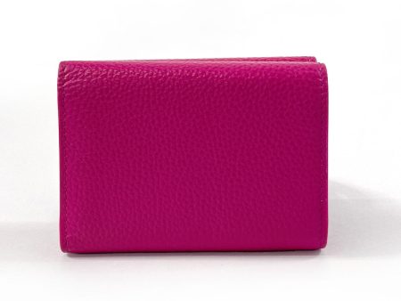 BALENCIAGA Tri-fold wallet 640107 5616 leather pink Neo Classic Mini Wallet Women Fashion