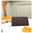 Louis Vuitton LV Unisex Zippy Wallet Brown Monogram Coated Canvas on Sale