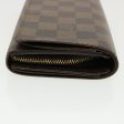 LOUIS VUITTON Damier Ebene Portefeuille Tresor Bifold Wallet N61736 Auth 35558 For Cheap