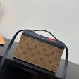 Louis Vuitton LV Women Book Chain Wallet Brown Monogram Reverse Coated Canvas Cowhide Online