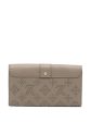 LOUIS VUITTON Taupe Mahina Amelia Wallet Online Sale