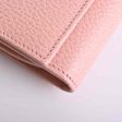 Gucci leather double G medium folio compact wallet pink Hot on Sale