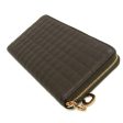 Celine Round Fastener Quilting With C Charm 10B553BFL Women s Leather Long Wallet [bi-fold] Khaki Sale