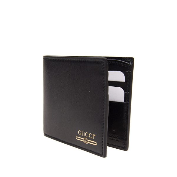 Gucci 547585 0YA0G 1000 Men s Black Calf-Skin Leather GG Print Wallets (GGMW2025) Online