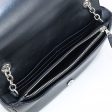 BALENCIAGA 502027 Chain wallet Every day Crossbody bag leather black Women For Cheap