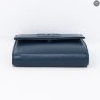 Bi-Fold CC Wallet Navy Caviarskin Leather For Cheap