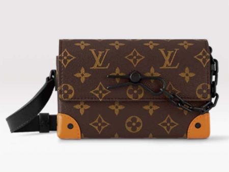 Louis Vuitton Unisex LVxYK Steamer Wearable Wallet Radiant Sun Monogram Macassar Coated Canvas Cheap