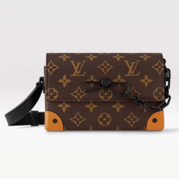 Louis Vuitton Unisex LVxYK Steamer Wearable Wallet Radiant Sun Monogram Macassar Coated Canvas Cheap