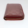 Louis Vuitton Monogram Vernis Zippy Wallet Rouge Grunadine M93058 LV Auth 47416 For Discount