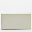 LOUIS VUITTON Silver Monogram Vernis Sarah Wallet For Cheap