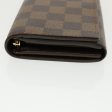 LOUIS VUITTON Damier Ebene Portefeuille Tresor Bifold Wallet N61736 Auth 35558 For Cheap