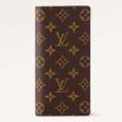 Louis Vuitton LV Unisex Brazza Wallet Brown Monogram Canvas Cheap