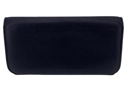 BALENCIAGA Long Wallet Purse 594289 leather black logo mens(Unisex) For Sale