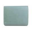 Celine Trifold Wallet Leather Green Unisex on Sale