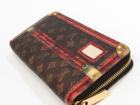 LOUIS VUITTON Monogram Zippy Wallet Trunk Time M52746 Women,Men Monogram Long Wallet [bi-fold] Brown Online Hot Sale