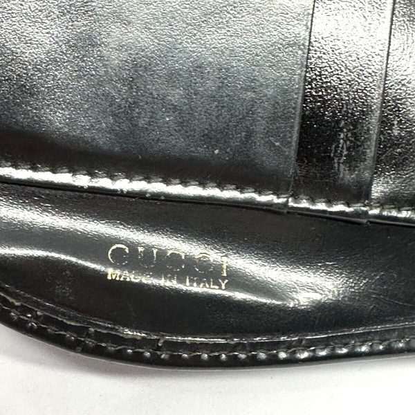 Gucci - Black Leather Bifold Wallet Cheap