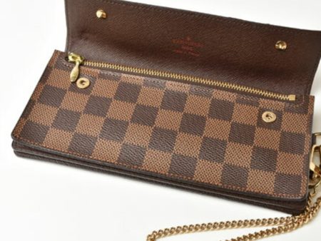 LOUIS VUITTON Wallet Chain  Long Portefeuille Accordeon Damier N60002 Online Hot Sale