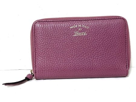 Gucci - Pink Leather Long Wallet Supply