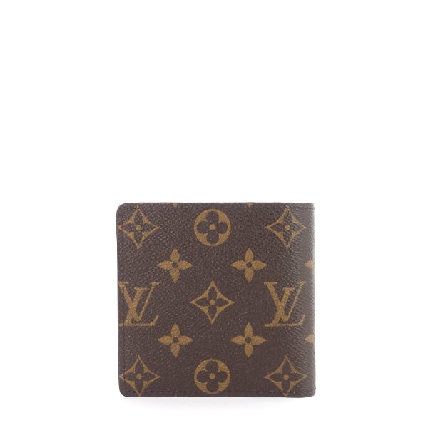 LOUIS VUITTON Marco My LV Heritage Monogram Canvas Wallet For Discount