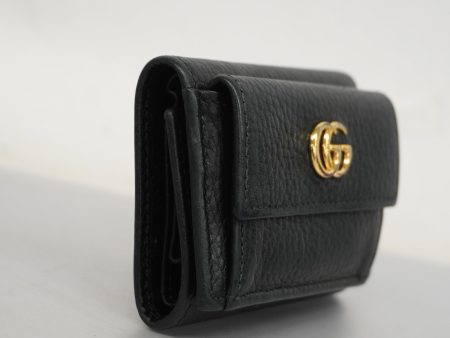 GUCCI  GG Marmont Gold Hardware 523277 Women s Leather Wallet [tri-fold] For Cheap