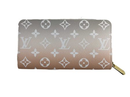 LOUIS VUITTON - Gradient Zippy Wallet - Gray   White Orange Zip Around Supply