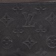 LOUIS VUITTON Bleu Infini Monogram Leather Zippy Wallet For Discount