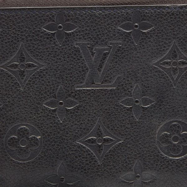 LOUIS VUITTON Bleu Infini Monogram Leather Zippy Wallet For Discount