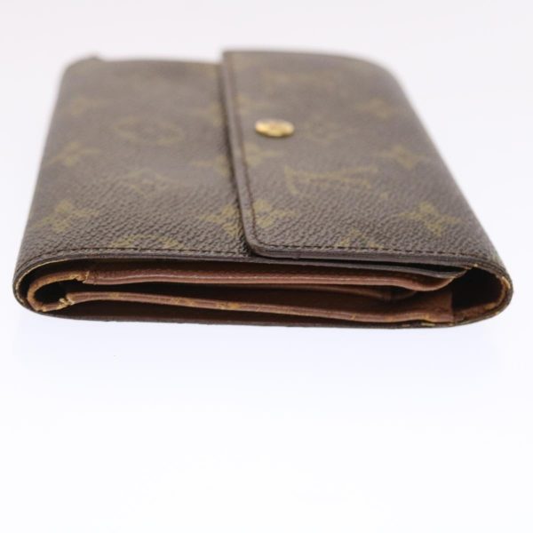 LOUIS VUITTON Monogram Porte Tresor Etui Papie Wallet M61202 LV Auth 50829 Sale