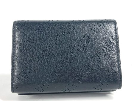 BALENCIAGA Trifold wallet 594312 leather black logo CASH Mini Wallet mens For Discount