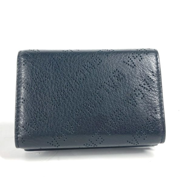 BALENCIAGA Trifold wallet 594312 leather black logo CASH Mini Wallet mens For Discount