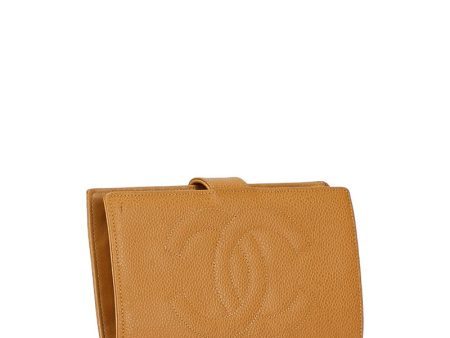 Chanel CC Caviar Bifold Wallet Leather Long Wallet in Good condition Online