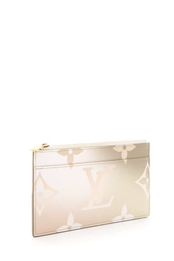 Louis Vuitton Monogram Sunset Khaki Slim Purse Wallet Online now