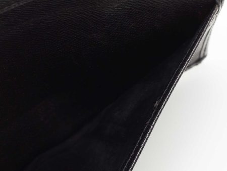 LOUIS VUITTON Black Epi Leather Bifold Long Wallet Online Hot Sale