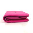 BALENCIAGA Folded wallet 594216 leather pink By color Everyday Mini Wallet Women Hot on Sale