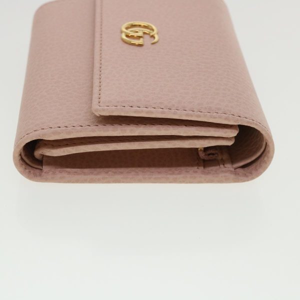 GUCCI GG Marmont Wallet Leather Pink 546584 Auth ki2633 Online