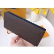 Louis Vuitton LV Unisex Brazza Wallet Taïga Leather Discreetly Stamped LV Initials Sale