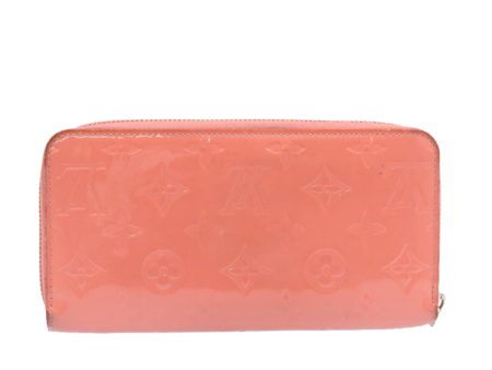 LOUIS VUITTON Monogram Vernis Zippy Wallet Long Wallet Pink M93202 LV Auth 24344 Online now