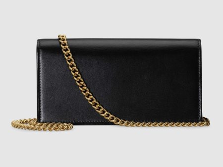 Gucci 1955 Horsebit Wallet With Chain Black For Discount