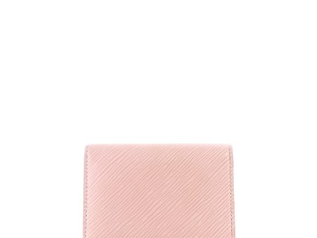 LOUIS VUITTON Twist Pink Epi Leather Compact Wallet Fashion