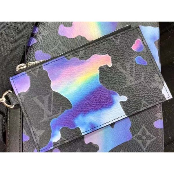 Louis Vuitton LV Unisex Gaston Wearable Wallet Sunrise Monogram Eclipse Coated Canvas Online Sale